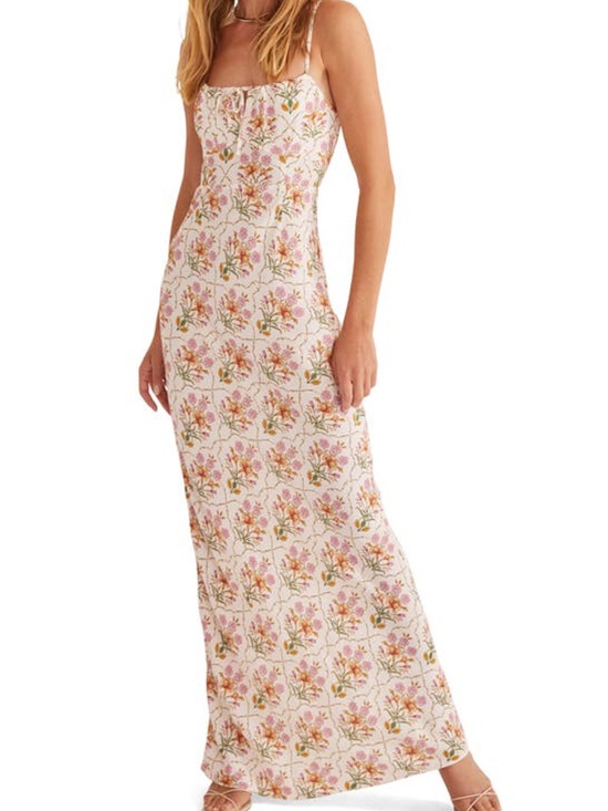 Favorite Daughter Dresses & Skirts - FAVORITE DAUGHTER The One That Got Away Floral Slipdress in White Floral Mosaic